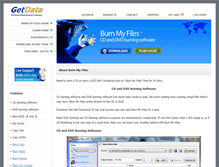 Tablet Screenshot of burnmyfiles.com